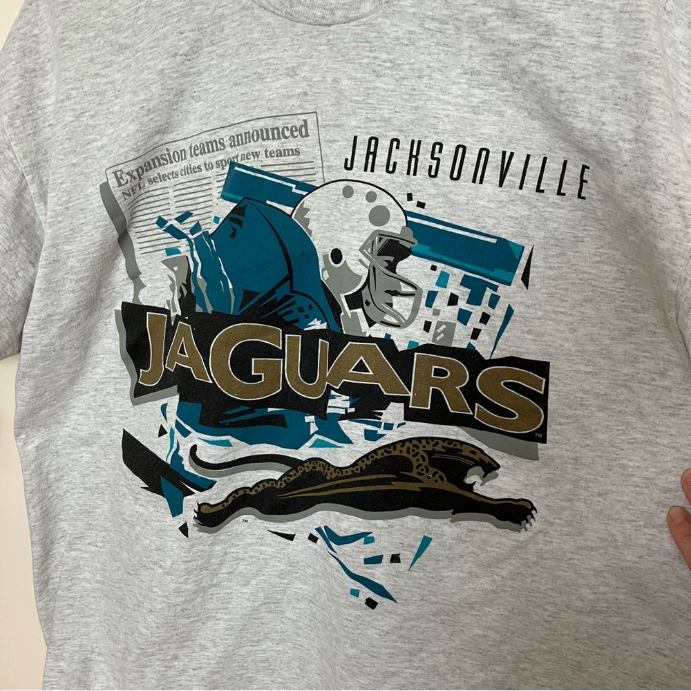 Jacksonville Jaguars NFL Expansion White Men's XL T-Shirt – Inaugural Season